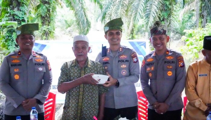 Kapolres Rohul Wujudkan Instruksi Pimpinan, Jembatan Presisi Dibangun untuk Dukung Aktivitas Warga dan Pelajar