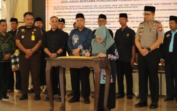 “Sing Akur Kabeh Sedulur”: Halal Bihalal Forkopimda–IPSI Magetan Teguhkan Deklarasi Damai Perguruan Silat