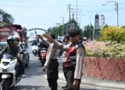 263 Personel Polres Madiun Kota Diterjunkan, Pengamanan Halal Bihalal PSHW-TM Berjalan Kondusif