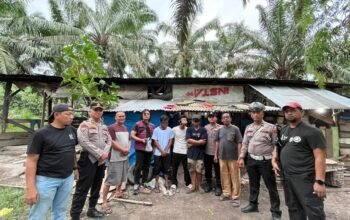 Polsek Kepenuhan Sasar beberapa Pondok di Perkebunan Sawit untuk Berantas Narkoba