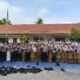 400 Siswa SDN 171 Antusias, Ditlantas Polda Riau Kampanyekan Tertib Lalu Lintas dan Cinta Lingkungan