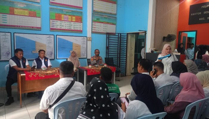 Lingkungan Desa Tercoreng, Staf Linmas Positif Narkoba dalam Sidak Polres Bengkalis