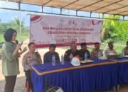 Polres Dumai Bersama Warga Gelar Doa Bersama Dukung Renovasi Jembatan Merah Putih Tahap II