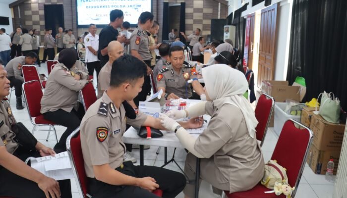 Deteksi Dini Kesehatan Personel, Biddokes Polda Jatim Turun Langsung ke Polres Magetan