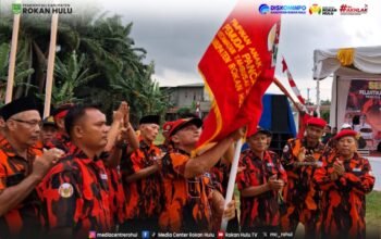 Pelantikan PAC PP Tambusai Utara, Anton Ajak Pemuda Dukung Pembangunan Daerah