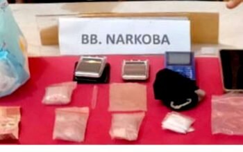 Polsek Tambusai Utara Berhasil Tangkap Dua Pengedar Sabu di Mahato, 8,93 gram Barang Bukti Diamankan