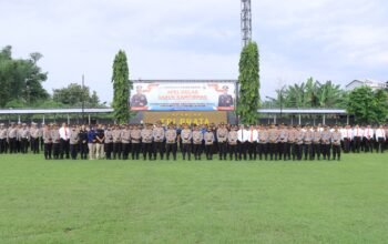 Polres Madiun Gelar Apel Sabuk Kamtibmas, Perkuat Sinergitas dan Pengamanan Swakarsa