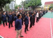 Sinergi Kuat Jaga Magetan Kondusif, Polres Magetan Gelar Apel Besar Sabuk Kamtibmas 2026