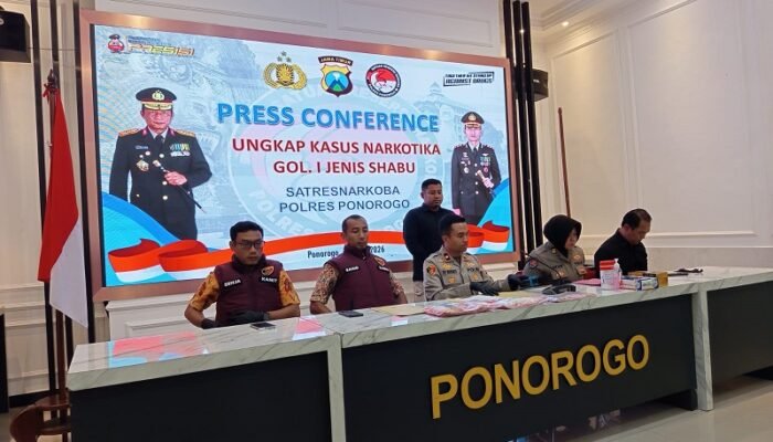Satresnarkoba Polres Ponorogo Ungkap 300 Gram Sabu, Diduga Terkait Jaringan Lintas Daerah hingga Madiun