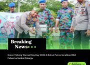 Green Policing Warnai May Day 2026 di Rohul, Polres Serahkan Bibit Pohon ke Serikat Pekerja