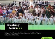 Kalapas Pasir Pengaraian Hadiri Upacara Hardiknas Tingkat Kabupaten Rokan Hulu
