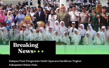 Kalapas Pasir Pengaraian Hadiri Upacara Hardiknas Tingkat Kabupaten Rokan Hulu