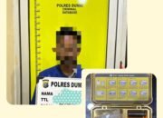 Satres Narkoba Polres Dumai Ringkus Pengedar Sabu di Kampung Dalam, Sempat Buang Barang Bukti