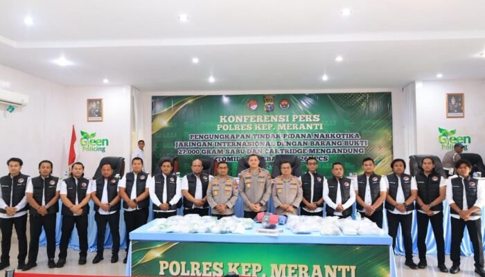 Operasi Antik LK 2026: Polda Riau Bongkar Penyelundupan 27 Kg Sabu Lintas Negara
