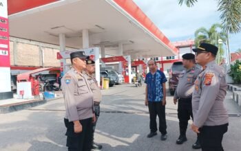 Jaga Stabilitas BBM, Polres Dumai Gelar Patroli Serentak di SPBU