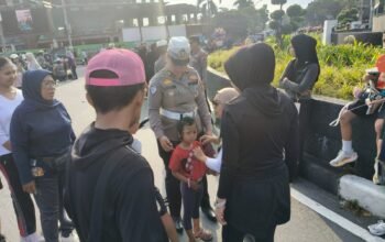 Hadir di CFD Pekanbaru, Polantas Perkuat Edukasi Lalu Lintas dan Kepedulian Lingkungan