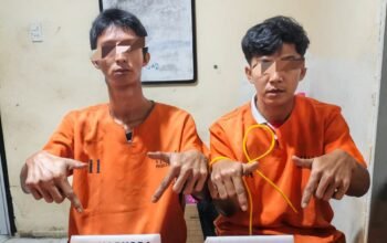 Polres Kampar Tangkap Dua Pelaku Narkoba di Depan Hotel Altha Bangkinang
