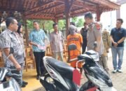 Polres Magetan Amankan Pelaku Curanmor Terekam CCTV Di Maospati serta Kembalikan Motor Korban