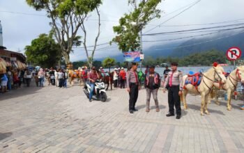 Antisipasi Lonjakan Wisatawan, Polisi Intensifkan Patroli di Telaga Sarangan Pada Idul Adha 2026