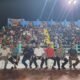 Ribuan Penonton Tumpah Ruah, Polsek Rambah Hilir Pastikan Turnamen Volleyball Berjalan Kondusif