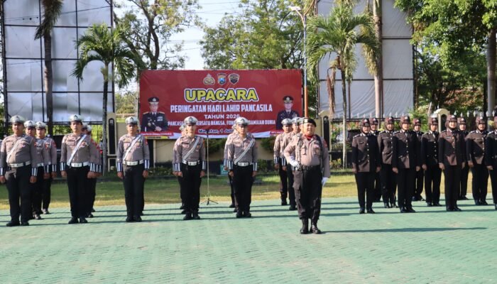 Pancasila Pemersatu Bangsa, Polres Magetan Gelar Upacara Peringatan Hari Lahir Pancasila 2026