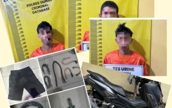 Curat Kabel Tower Telekomunikasi Terbongkar, Unit Reskrim Polsek Bukit Kapur Bekuk Tiga Pelaku