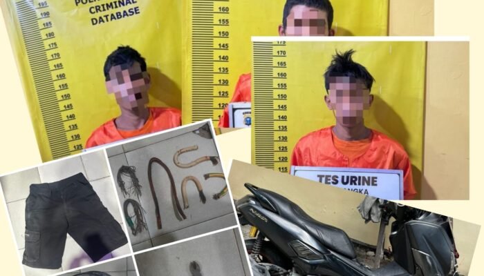 Curat Kabel Tower Telekomunikasi Terbongkar, Unit Reskrim Polsek Bukit Kapur Bekuk Tiga Pelaku