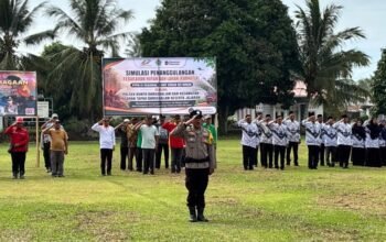 Polsek Kunto Darussalam Perkuat Kesiapsiagaan Karhutla Melalui Apel Bersama Lintas Sektor