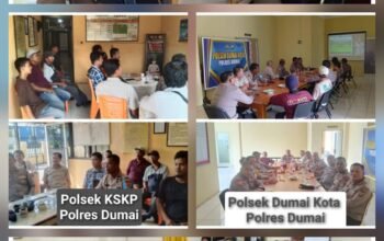 Lewat Nobar Piala Dunia 2026, Polres Dumai Bangun Keakraban dan Sinergitas Bersama Warga