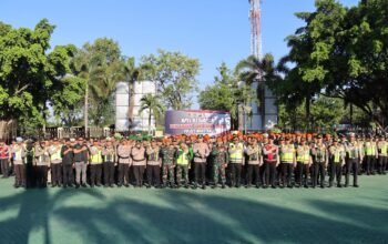 Sambut 1 Muharram 1448 H, Polres Magetan Gelar Apel Gabungan TNI-Polri Pastikan Suroan Aman dan Kondusif