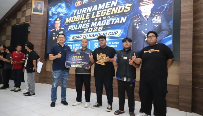 Rangkul Gen Z, Polres Magetan Gelar Turnamen Mobile Legends Kapolres Cup 2026