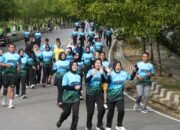 Sambut Hari Bhayangkara ke-80, Polres Rohul Dukung Riau Bhayangkara Run 2026 dan Gaungkan Semangat Green Policing