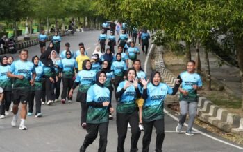 Sambut Hari Bhayangkara ke-80, Polres Rohul Dukung Riau Bhayangkara Run 2026 dan Gaungkan Semangat Green Policing