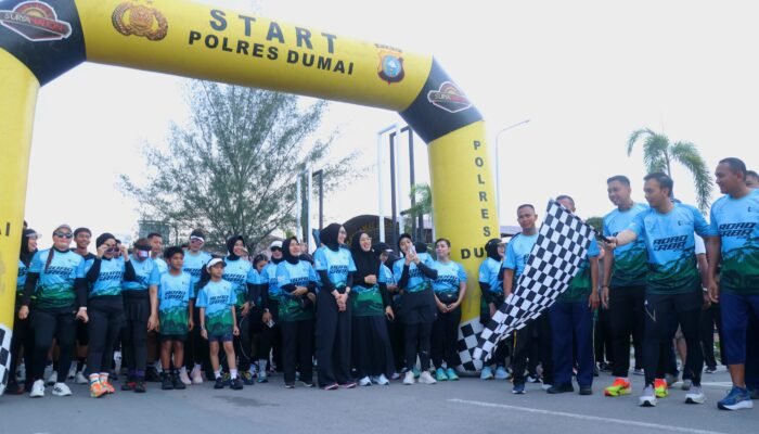 Polres Dumai Gelar Fun Run Road to Riau Bhayangkara Run 2026, Semarakkan HUT Bhayangkara ke-80 “POLRI UNTUK MASYARAKAT.”