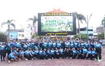 Polres Dumai Gelar Fun Run Road to Riau Bhayangkara Run 2026, Semarakkan HUT Bhayangkara ke-80 “POLRI UNTUK MASYARAKAT.”