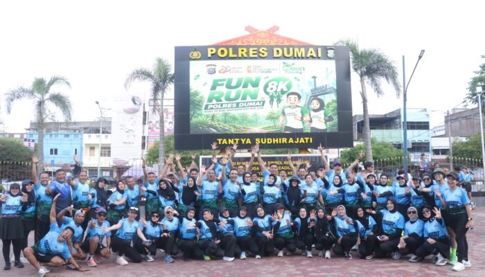 Polres Dumai Gelar Fun Run Road to Riau Bhayangkara Run 2026, Semarakkan HUT Bhayangkara ke-80 “POLRI UNTUK MASYARAKAT.”