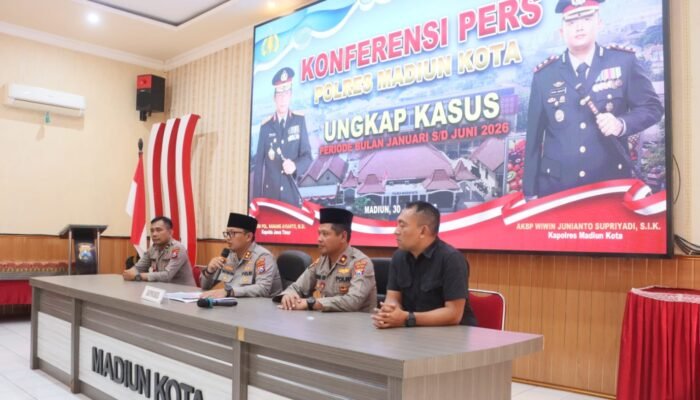 Tren Kriminalitas Kota Madiun Menurun, Juni 2026 Catat Sinyal Positif, Kapolres: Hasil Kerja Sama Seluruh Elemen Masyarakat