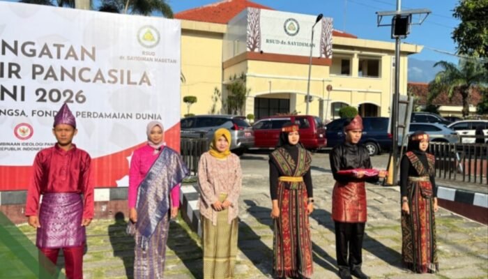 RSUD dr. Sayidiman Magetan Gelar Upacara Hari Lahir Pancasila 2026, Teguhkan Semangat Persatuan Bangsa