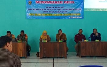 Musdes Rembuk Stunting dan Penyusunan RKP Desa 2027, Desa Talang Prioritaskan Pembangunan Berkualitas dan Pencegahan Stunting