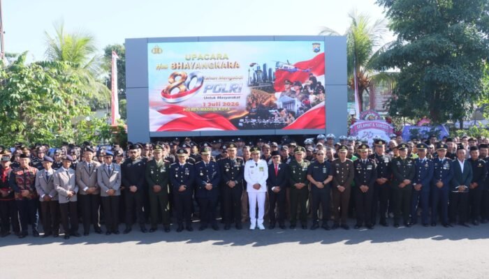 HUT Bhayangkara ke-80, Polres Madiun Kota Tegaskan Komitmen Layani Masyarakat dan Perkuat Sinergi