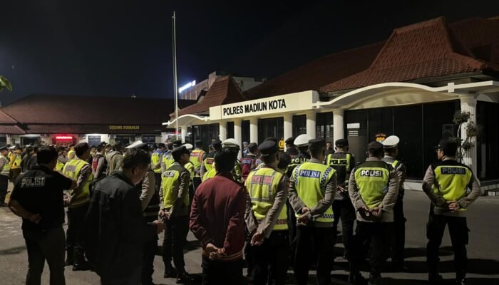 Polres Madiun Kota Siagakan 135 Personel Antisipasi Kepulangan Warga Baru Pencak Silat Pandan Alas 2026