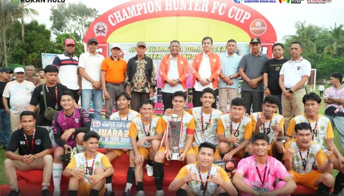 Bupati Anton Resmi Tutup Hunter II Cup 2026, Rafli88 FC Keluar Sebagai Juara
