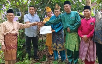 Serah Terima Kerbau Tandai Rangkaian Penakbalan Sutan Mahmud, Suku Nan Tujuh dan Napituhuta