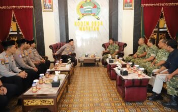 Sinergi Jogo Magetan, Kapolres Perkuat Soliditas TNI–Polri Lewat Silaturahmi ke Kodim 0804/Magetan