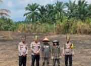 Polsek Rambah Cek Kesiapan Lahan Jagung Monokultur di Bangun Purba Timur Jaya, Optimalkan Lahan Produktif untuk Dukung Swasembada Pangan Nasional