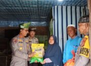 Program JALUR Hadir di Tambusai Tengah, Polsek Tambusai Salurkan Bantuan Sosial untuk Warga