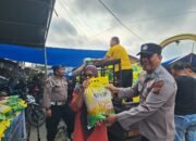 Polsek Rambah Hilir Gelar Bazar Beras SPHP, Dukung Stabilitas Harga Pangan