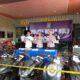 Konferensi Pers Polres Rokan Hulu Ungkap Rangkaian Kasus Curanmor, Satu Unit Mobil L300 dan 5 Unit Sepeda Motor Dikembalikan Kepada Korban