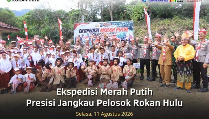 Ekspedisi Merah Putih Presisi Jangkau Pelosok Rokan Hulu, Wabup: Bukti Negara Hadir.