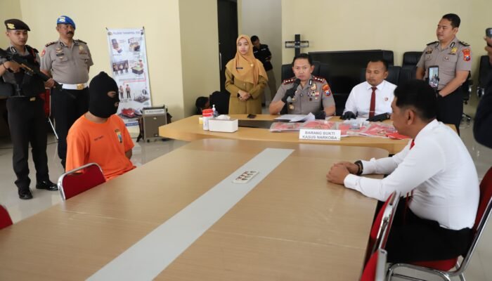 Polres Magetan Ungkap Kasus Narkoba, 11 Tersangka Diamankan dan Sabu 1,63 Gram Disita